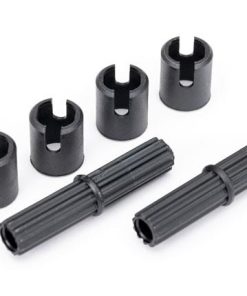 TRX8139 Half shafts, center (external splined) (2)/ pin retainer (4) (plastic parts only)