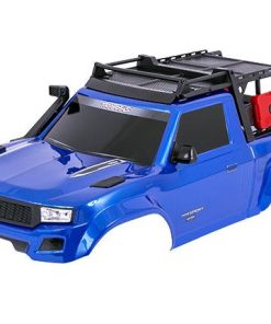 TRX8213-BLUE Body, TRX-4 Sport, complete, blue (painted, decals applied) (includes grille, side mirrors, door handles, windshield wipers, expedition rack, & clipless mounting) (requires #8080X inner fenders)