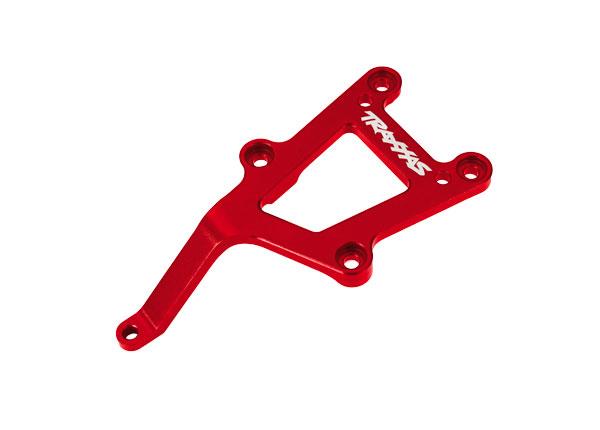 TRX8321-RED Chassis brace, front, 6061-T6 aluminum (red-anodized)