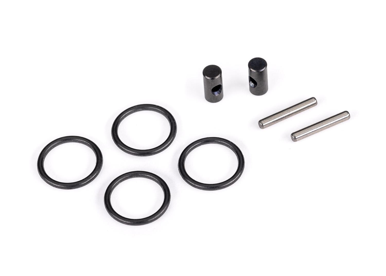 TRX8350R Rebuild kit, 4-Tec 2.0 steel constant-velocity driveshafts (includes pins & o-rings for 2 driveshaft assemblies)