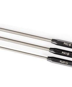 TRX8714 Speed Bit Set, screwdriver, 3-piece straight (3mm slotted, #1 Phillips, and #2 Phillips bits), 1/4' drive