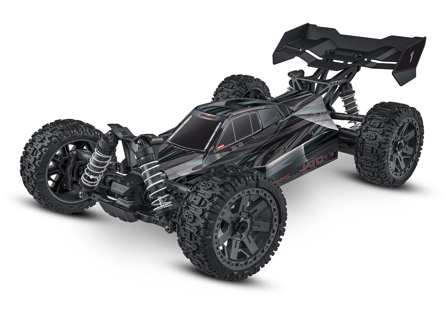 TRX90154-4-BLK Traxxas Jato 4X4 BL-2S buggy Black - Afbeelding 62