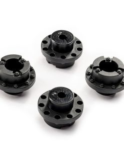 TRX9075 Center caps, wheel (black) (4)
