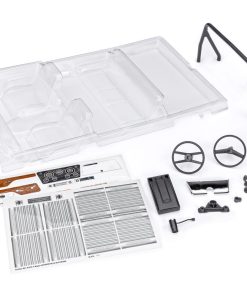 TRX9114 Interior, Chevrolet Blazer (1969 -1972) (clear, requires painting) (includes rollbar, gauge bezel, steering wheel and column, shifter, armrest, decals) (fits #9111 and 9112 bodies) (requires #9128 body cage for installation)