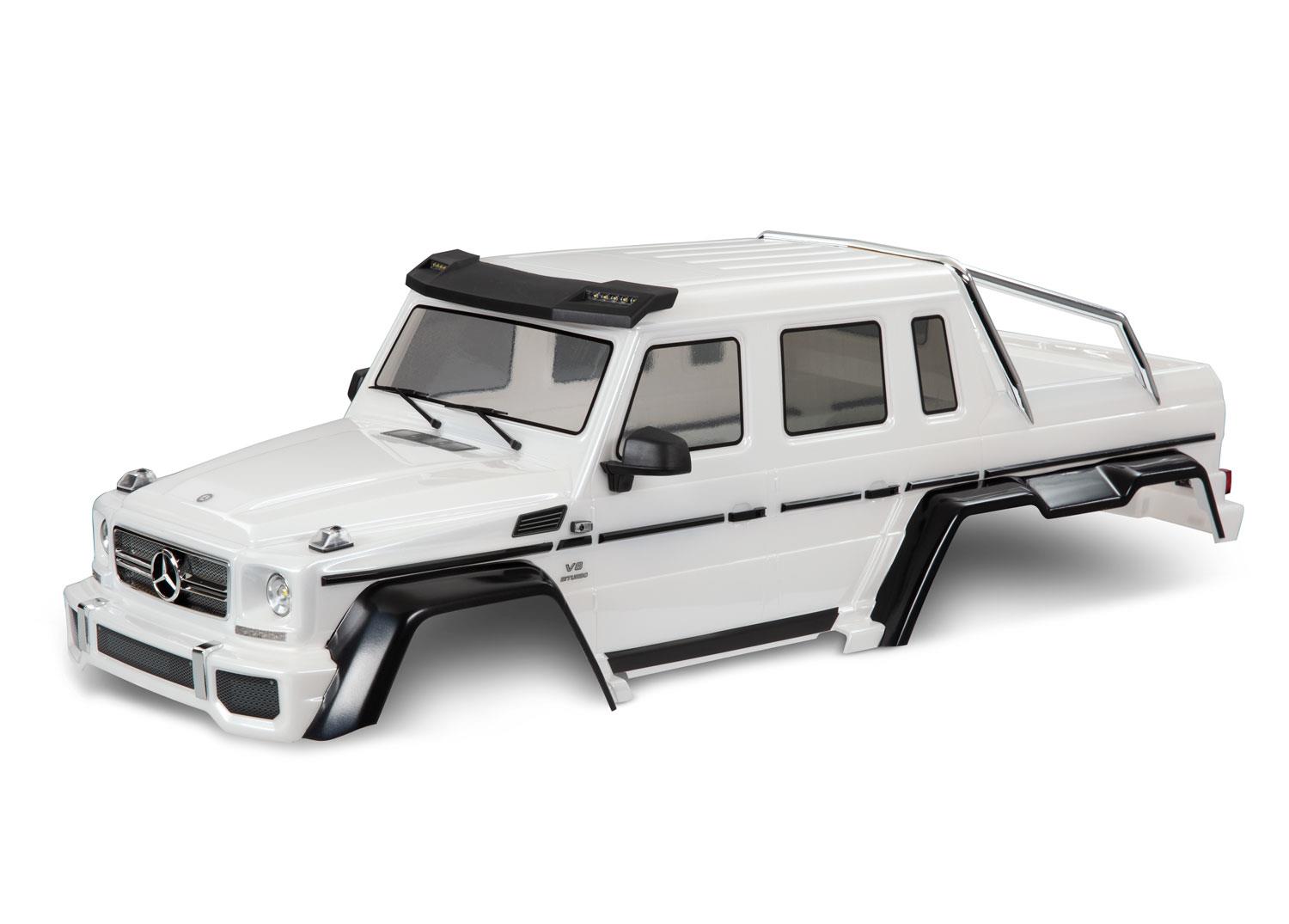 TRX9129-WHT Body, Mercedes-Benz G 63, Clipless, White