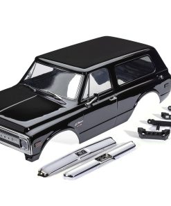 TRX9131-BLK Body, Chevrolet Blazer (1969), complete, black (painted) (includes grille, side mirrors, door handles, windshield wipers, front & rear bumpers, clipless mounting) (requires #8072X inner fenders)