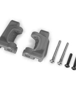 TRX9136-GRAY Caster blocks (c-hubs), extreme heavy duty, gray (left & right)/ 3x26mm hinge pins (2)/ 3x15mm BCS (2) (for use with #9180 and 9181 upgrade kit)