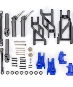 TRX9180-BLUE Outer Driveline & Suspension Upgrade Kit, extreme heavy duty, blue (fits Rustler  2WD or Stampede  2WD)