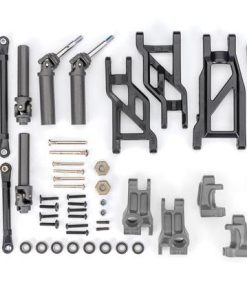 TRX9180-GRAY Outer Driveline & Suspension Upgrade Kit, extreme heavy duty, gray (fits Rustler  2WD or Stampede  2WD)