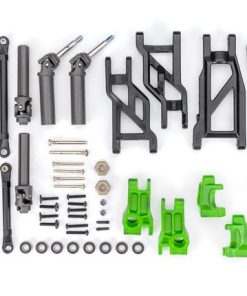 TRX9180-GRN Outer Driveline & Suspension Upgrade Kit, extreme heavy duty, green (fits Rustler  2WD or Stampede  2WD)