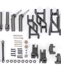TRX9181 Outer Driveline & Suspension Upgrade Kit, extreme heavy duty, black (fits Slash  2WD)