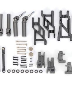 TRX9181-GRAY Outer Driveline & Suspension Upgrade Kit, extreme heavy duty, gray (fits Slash  2WD)