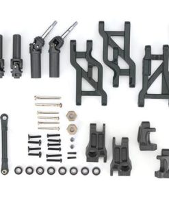 TRX9182 Outer Driveline & Suspension Upgrade Kit, extreme heavy duty, black (fits Bandit  or Drag Slash )