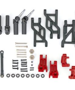 TRX9182-RED Outer Driveline & Suspension Upgrade Kit, extreme heavy duty, red (fits Bandit  or Drag Slash )