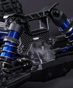 TRX9640 Shock tower, front, 5mm (carbon fiber) (fits Sledge)