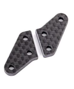 TRX9642 Steering block arms, carbon fiber (2) (fits #9635 series & 9637 series steering blocks)