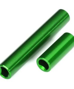 TRX9852-GRN Driveshafts, center, female, 6061-T6 aluminum (green-anodized) (front & rear) (for use with #9751 metal center driveshafts) (fits 1/18 TRX-4M vehicles with 161mm wheelbase)
