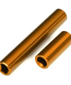 TRX9852-ORNG Driveshafts, center, female, 6061-T6 aluminum (orange-anodized) (front & rear) (for use with #9751 metal center driveshafts) (fits 1/18 TRX-4M vehicles with 161mm wheelbase)
