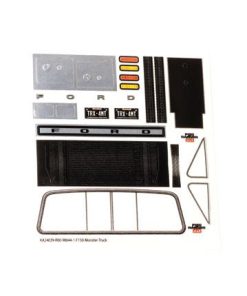 TRX9899 Decal sheet, 1/18 scale TRX-4M  Ford F-150 Monster Truck (1979)