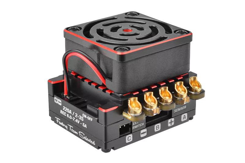 Team Corally - CMM10 Brushless ESC 2-3S - 220A -Sensorless