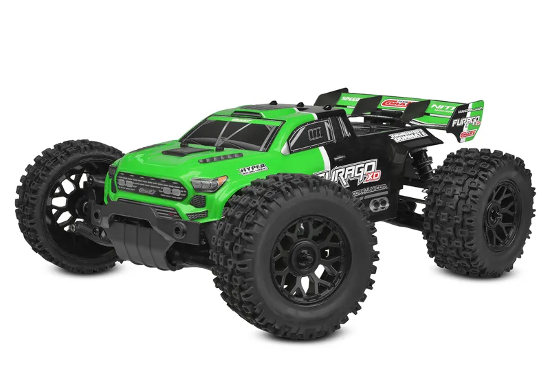 Team Corally - FURAGO XD Brushed 2S Battery and Charger Incl Green