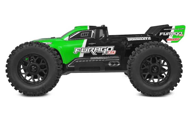 Team Corally - FURAGO XD Brushed 2S Battery and Charger Incl Green - Afbeelding 11