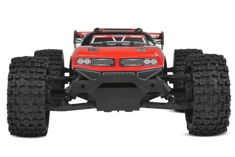 Team Corally - PUNISHER XD Brushed 2S Battery and Charger Incl Red - Afbeelding 9