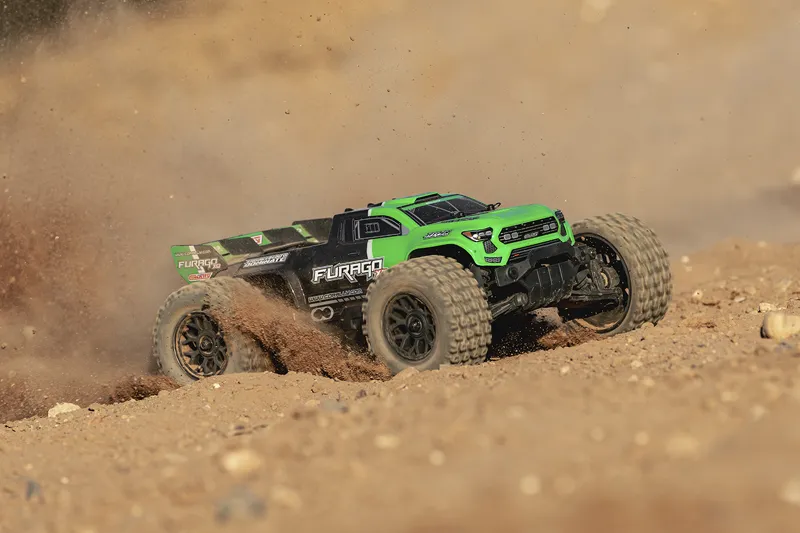 Team Corally - FURAGO XD Brushed 2S Battery and Charger Incl Green - Afbeelding 5