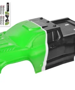 Team Corally - Polycarbonate Body - Furago XD - Painted - Cut - Decals - Green Color - 1 Pc