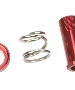 Team Corally - Servo Saver Tube + Nut + Spring - Aluminium - 1 set