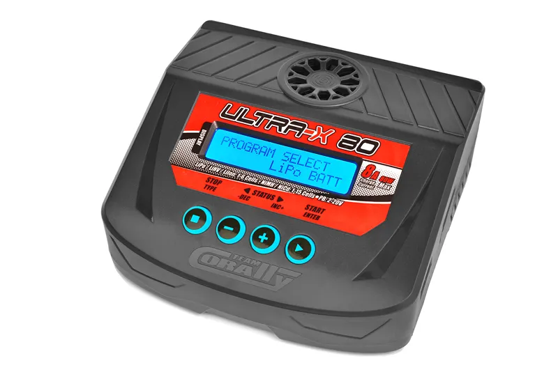 Team Corally - Ultra-X 80 AC/DC Balance Charger 80W 1-6S Lixx - 1-15 Nixx 8A XT60