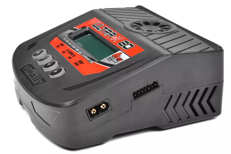 Team Corally - Ultra-X 80 AC/DC Balance Charger 80W 1-6S Lixx - 1-15 Nixx 8A XT60 - Afbeelding 2