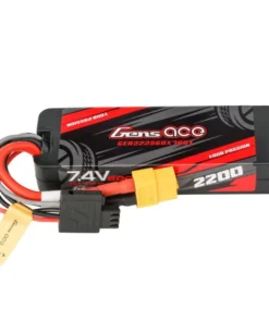 Gens Ace G-Tech 2200mAh 7.4V 2S1P 60C GRP-76 Hardcase Lipo Battery Pack with XT60 Plug