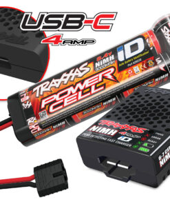 Traxxas Stampede 2WD Brushed incl battery & USB-C charger Blue X - Afbeelding 10