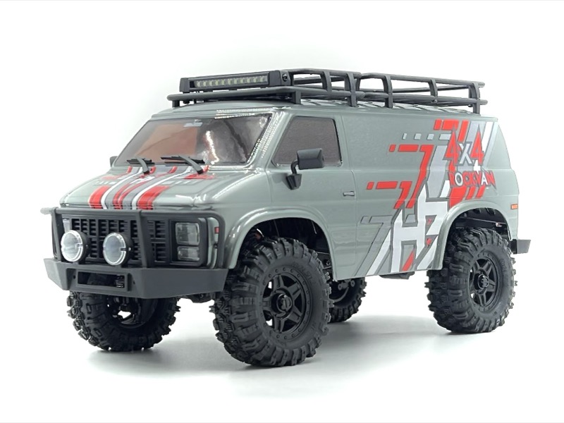 Hobby Plus 1:18 Crawler CR18P EVO-V2 "Rock Van" grey RTR