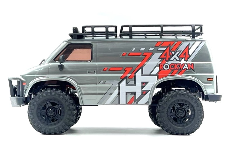 Hobby Plus 1:18 Crawler CR18P EVO-V2 "Rock Van" grey RTR - Afbeelding 5