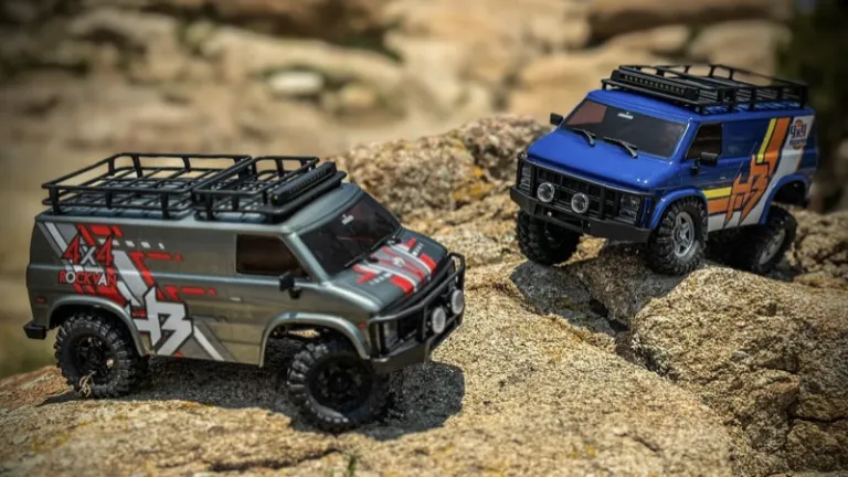 Hobby Plus 1:18 Crawler CR18P EVO-V2 "Rock Van" grey RTR - Afbeelding 2