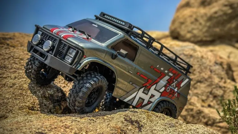 Hobby Plus 1:18 Crawler CR18P EVO-V2 "Rock Van" grey RTR - Afbeelding 3